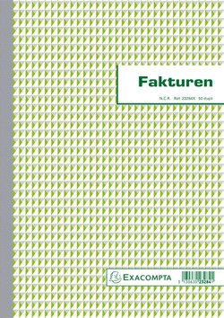 Kasboek Exacompta Manifold facturen dupli 50vel NL