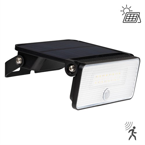 Led | Outdoor | Solar | Floodlight | 1000 LM | 8 Watt | 4000 K | Zwart
