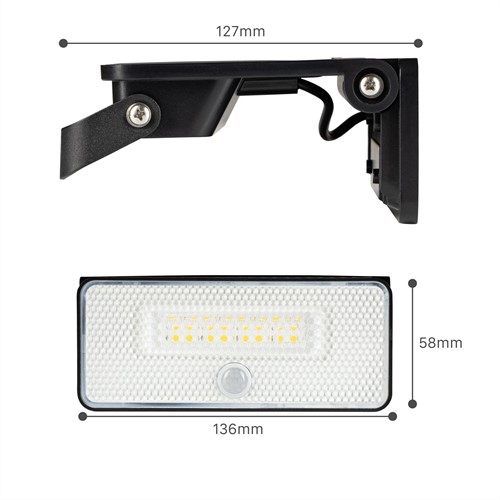 Led | Outdoor | Solar | Floodlight | 1000 LM | 8 Watt | 4000 K | Zwart-2