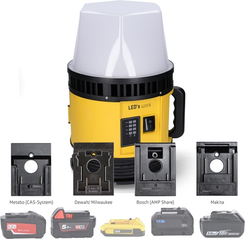 Led's Light  Hybride werklamp - 80W 12000lm 5000K IP55  - Rough service-3
