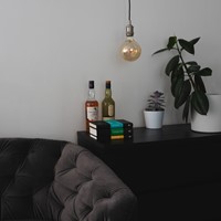 Led's Light  LED Filament Lamp "LOVE" -  G125 E27 4,5W 250lm 1800K 330° Goud - Dimbaar-2