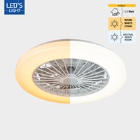 Led | Plafondventilator | LED Verlichting | Incl. Afstandbediening | 2000-4000K | Dimbaar | Ø50cm-2