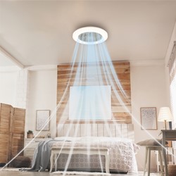 Led | Plafondventilator | LED Verlichting | Incl. Afstandbediening | 2000-4000K | Dimbaar | Ø50cm