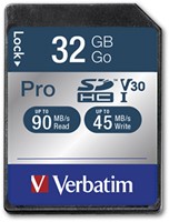 Verbatim | SDHC | 32 GB | UHS-I | U3 | Pro-2