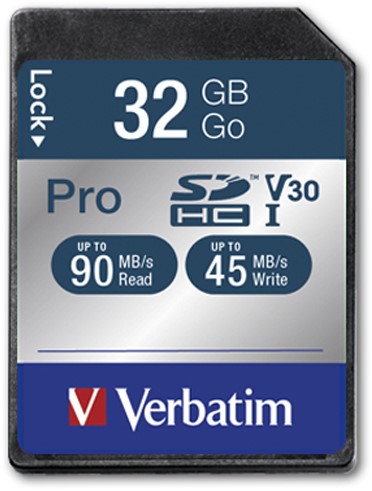 Verbatim | SDHC | 32 GB | UHS-I | U3 | Pro-2