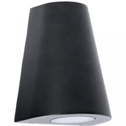 Led | Outdoor | Muurlamp | Los Angeles | 2x gu10 | IP44 | Zwart