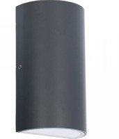 Led | Outdoor | Muurlamp | Fresno | 2x gu10 | IP54 | Grijs