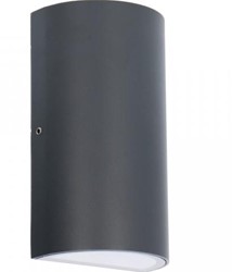 Led | Outdoor | Muurlamp | Fresno | 2x gu10 | IP54 | Grijs