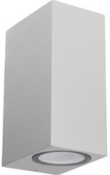 Led | Outdoor | Muurlamp | San Francisco | 2x gu10 | IP44 | Grijs