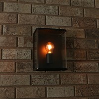 Led | Outdoor | Muurlamp | Paxton | 1x E27 | IP44 | Zwart-3