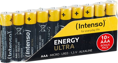 Intenso | Batterijen | Alkaline | Energy Ultra | AAA | 10 Stuks