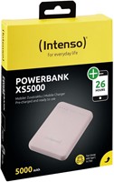Intenso | Powerbank | 5.000 mAh | USB-C | USB | XS5000 | Roze-2