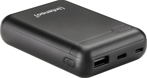 Intenso | Powerbank | 10.000 mAh | USB-C | USB | XS10000 | Zwart