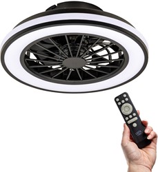 Led | Plafondventilator | LED Verlichting | Incl. Afstandbediening | 2700-6500K | Dimbaar | Ø38cm