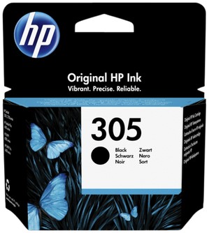 305 | 1x Zwart  | Origineel | Cartridges voor HP