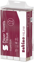 Handdoek Satino PT2 Prestige w-vouw 2-laags 206x320mm 25x120 vel wit 276600-3