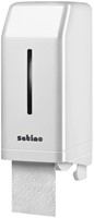 Toiletpapierdispenser Satino JT3 systeemrol duo wit 332540