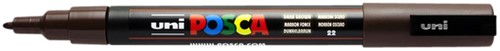 Paintmarker Uni POSCA PC3M fijn donkerbruin
