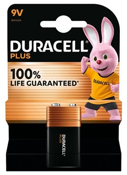 Batterij Duracell Plus 1x 9Volt