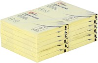 Memo zelfklevend Office 76x102 geel 100vel