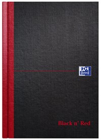Notitieboek Oxford Black n' Red A5 96vel lijn