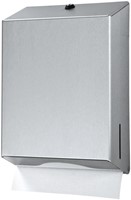 Handdoekdispenser Euro Products universeel groot zilver 438190
