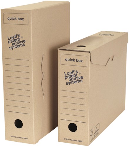 Archiefdoos Loeff's Quick Box 3000 A4 335x240x80mm