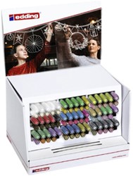 Krijtstift edding 4085 by Securit rond 1-2mm assorti