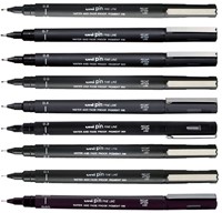 Fineliner Uni-ball Pin 0.03mm zwart-2