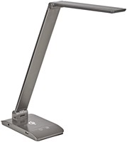 Bureaulamp MAUL Stella LED colour vario dimbaar Qi oplaadstation met extra USB antraciet-2