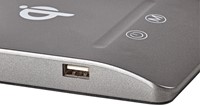 Bureaulamp MAUL Stella LED colour vario dimbaar Qi oplaadstation met extra USB antraciet-3