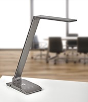 Bureaulamp MAUL Stella LED colour vario dimbaar Qi oplaadstation met extra USB antraciet-6