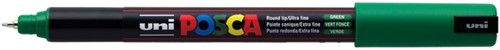 Paintmarker Uni POSCA PC1MR extra fijn donkergroen
