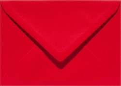 Envelop Papicolor EA5 156x220mm rood pak à 6 stuks