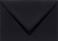 Envelop Papicolor EA5 156x220mm ravenzwart pak à 6 stuks