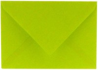 Envelop Papicolor EA5 156x220mm appelgroen pak à 6 stuks
