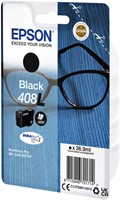 408 L | 1x Zwart | Origineel | Cartridges voor Epson