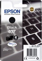 407 | 1x Zwart | Origineel | Cartridges voor Epson