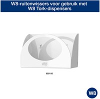 Reinigingsdoek Tork W8 Premium 1-laags 8x40 vel blauw 194450-1