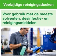 Reinigingsdoek Tork W8 Premium 1-laags 8x40 vel blauw 194450-3