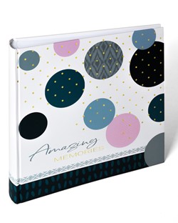 Fotoalbum Walther Amazing Memories 30x30cm 100vel blauw