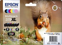 378 XL | 6 Pack | Origineel | Cartridges voor Epson