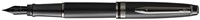 Vulpen Waterman Expert metallic black lacquer RT medium