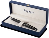 Vulpen Waterman Expert metallic black lacquer RT medium-2