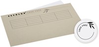 Vouwmap Djois Tree-Free folio gelijk 226gr grijs