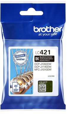 LC-421 | 1x Zwart | Origineel | Cartridges voor Brother