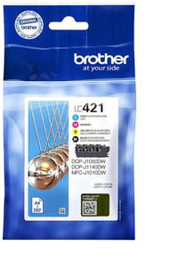 421 | 4 Pack | Origineel | Cartridges voor Brother