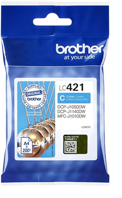 LC-421 | 1x Cyaan | Origineel | Cartridges voor Brother
