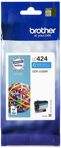 LC-424 | 1x Cyaan | Origineel | Cartridges voor Brother