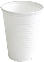 Beker IEZZY 180ml Ø70mm plastic 100 stuks wit